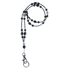 Perles creux cachees Lanyard perle de mode super slim 34 Fabrique en USA Breakaway and Nonchaway disponible pour le support de badge Keys (Super