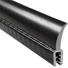 TRIM-LOK DD1201-25 EPDM Dual durometergummi/metallbrarflik Sl passar kant 0,050 """"-0,090 """" 0,925 """" klafflngd