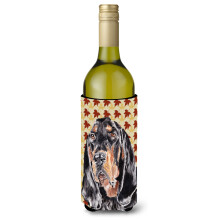 Coonhound Fall Leaves Wine Bottle Izolator pentru bauturi Izolator pentru bauturi Hugger
