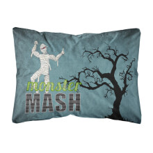 "Caroline's Treasures Monster Mash Med Mummy Halloween Kudde, Stor, Flerfärgad"