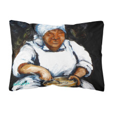 Caroline's Treasures MW1087PW1216 Hot Water Cornbread Canvas Fabric Decorative Pillow Large Multicolor