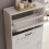 Vida Designs (White Marble) 3 Drawer Shoe Cabinet Pull Out Hallway Storage 3