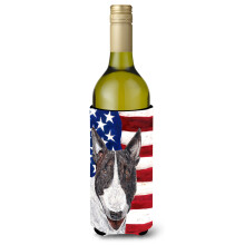 Bull Terrier SUA Steagul american Sticla de vin Izolator pentru bauturi Izolator pentru bauturi Hugger
