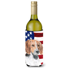 English Foxhound USA Steagul american Sticla de vin Izolator pentru bauturi Izolator pentru bauturi Hugger