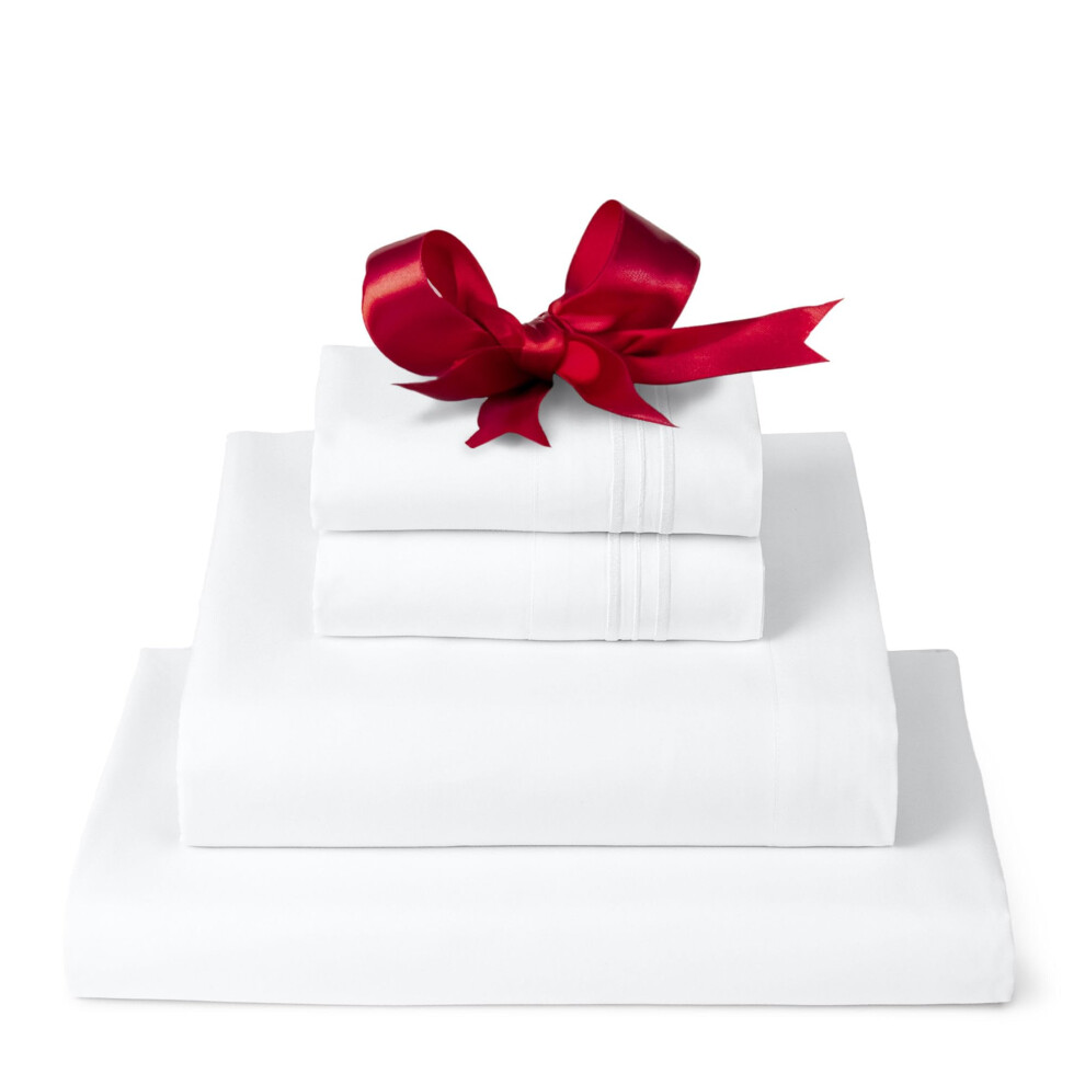 Semble De Feuilles De Roi Mellanni - 4 Pc Fis De Litire De Collection Emblmatique Et Taies D'oreiller - Htel Luxury Extra Soft Recoding Fiches-image