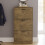 Vida Designs (Antique Brown) 3 Drawer Shoe Cabinet Pull Out Hallway Storage 7
