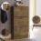 Vida Designs (Antique Brown) 3 Drawer Shoe Cabinet Pull Out Hallway Storage 4