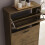 Vida Designs (Antique Brown) 3 Drawer Shoe Cabinet Pull Out Hallway Storage 3