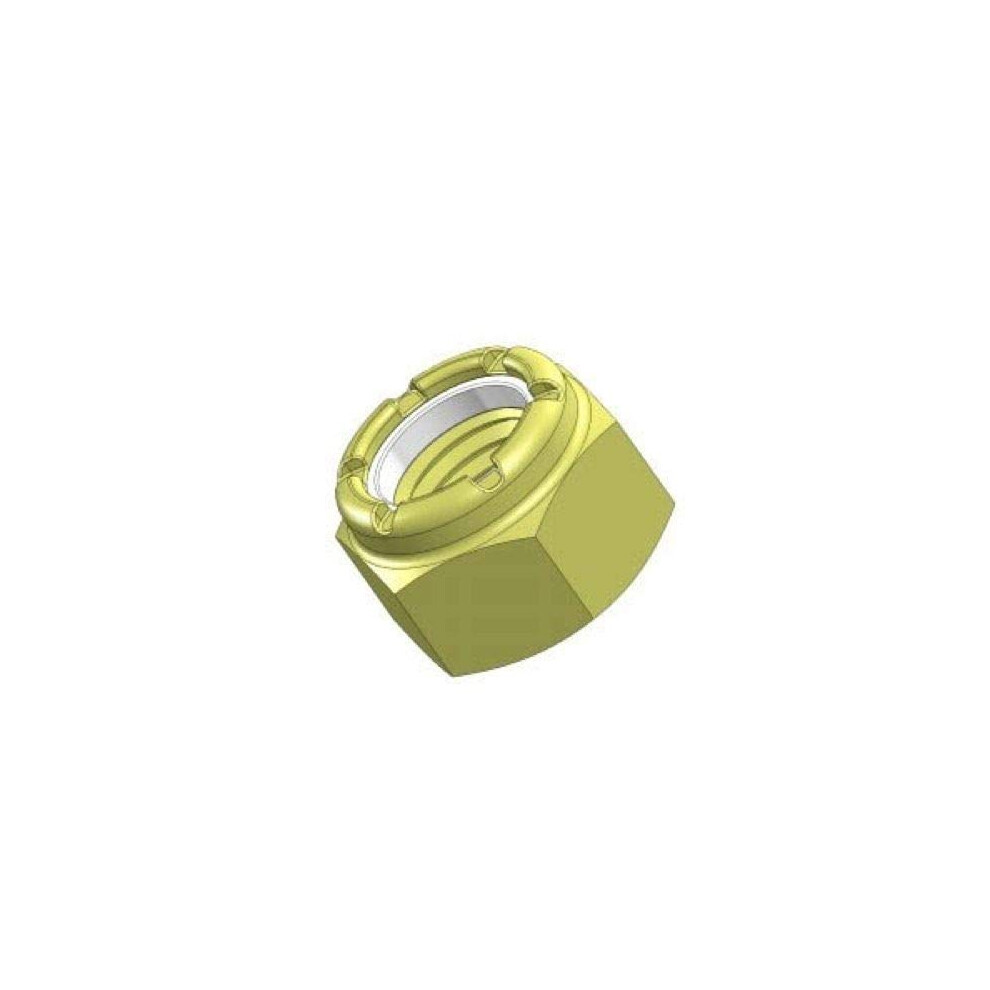 Crous De Blocage Hexagonaux Insert En Nylon De Grade 8 9/16""-18 - (Paquet De 10)-image