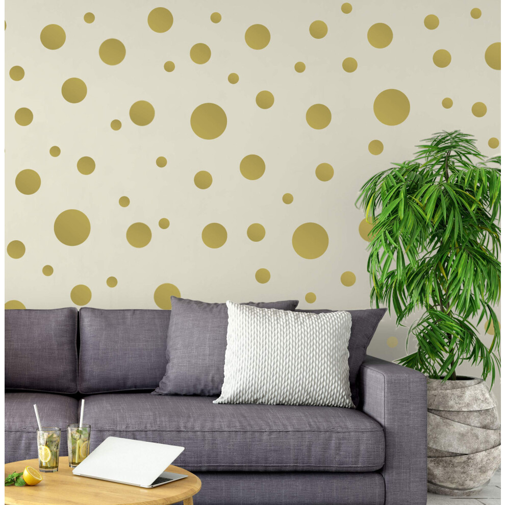 Polka Dot Wall Stickers Wall Decor Stickers Wall Dots Vinyl Circle Room Dot Decals Wall Art Stickers For Bedroom Girls Room Peel And Create-A-Mural
