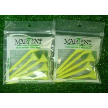 MARTINI 3 1/4 YELLOW GOLF TEES - 2 PACKS