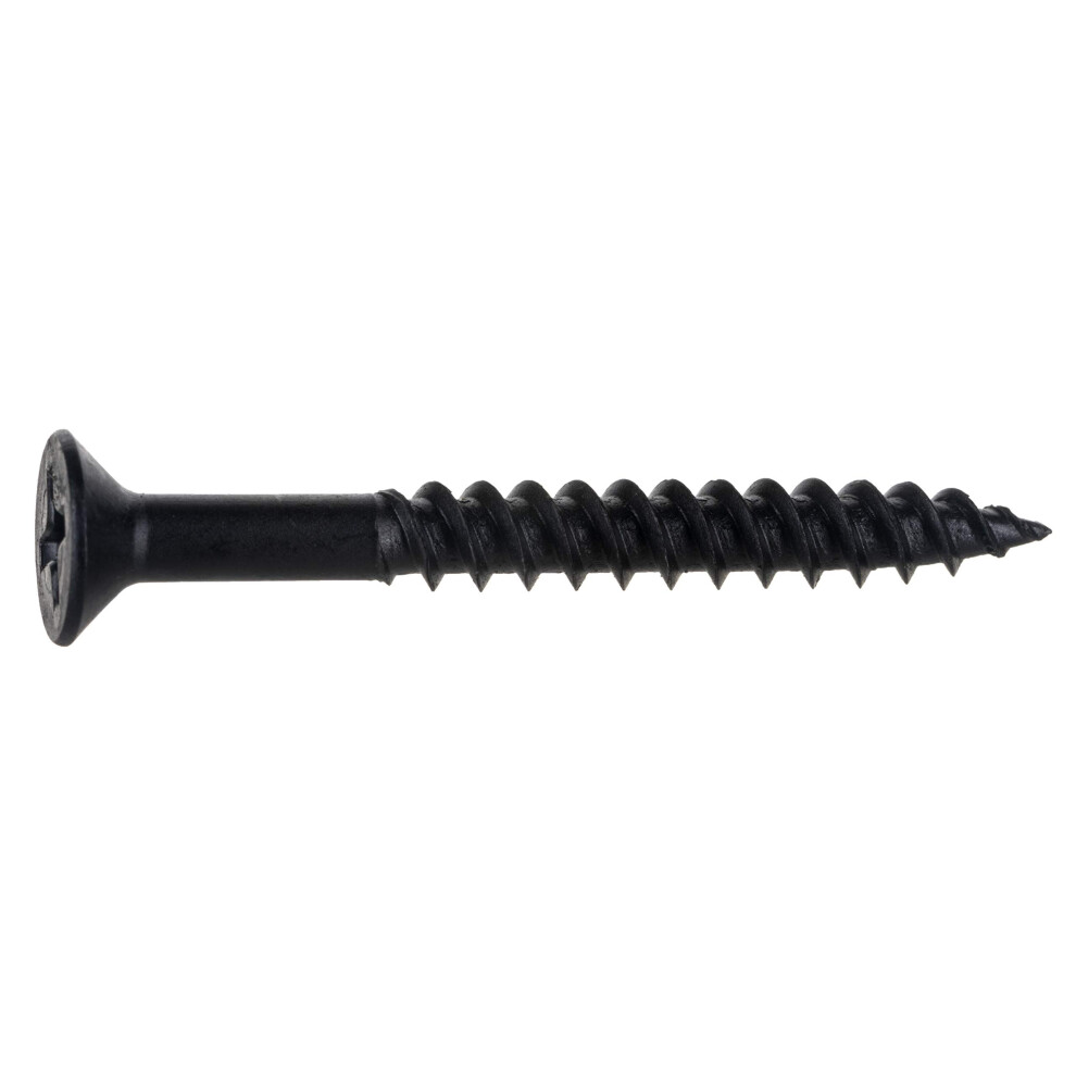 Hard-To-Find Fastener Twinfast Wood Screw 8 X 1-12 Black 014973291549