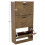 Vida Designs (Antique Brown) 3 Drawer Shoe Cabinet Pull Out Hallway Storage 8