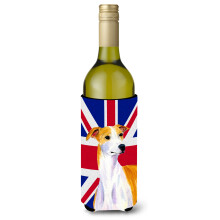 Whippet Englanti Union Jackilla British Flag Viinipullo Juomaeriste Hugger LH9480LITERK
