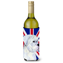 Boxer cu izolator pentru bauturi pentru sticla de vin cu steagul britanic Union Jack englezesc Hugger SS4951LITERK