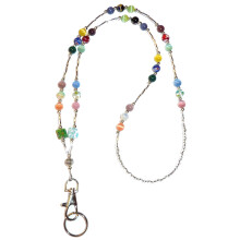 Perles creux cachees Lanyard de perles de mode de style super slim 34 Fabrique a USA Breakaway et non echappee pour le support de badge Keys (Sup