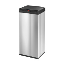 Hailo 0860-211 Big-Box XL 1 x 52 liters / 13.7 gallons | Self-Closing Swing lid | Stainless Steel Liner Clamping Frame | Waste bin Kitchen Rectangula