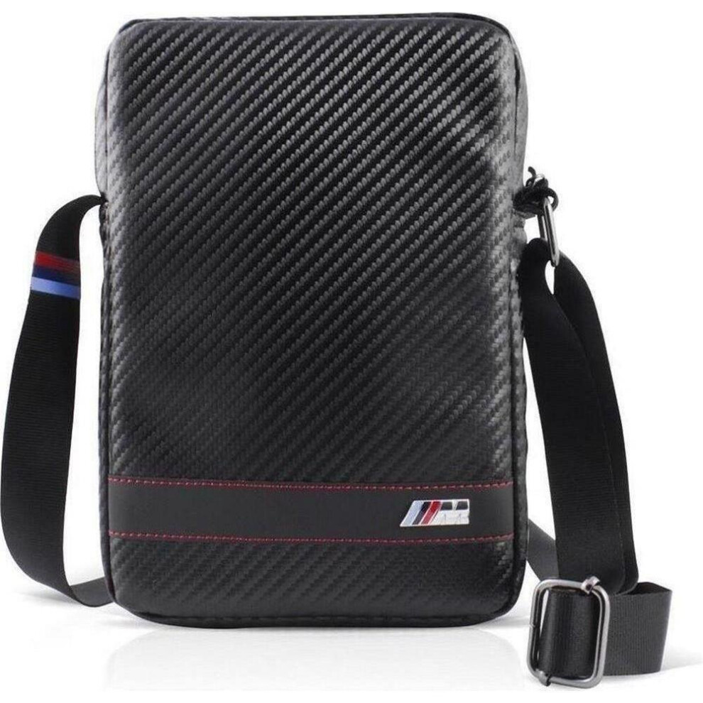 BMW M Collection Travel Bag Black Stripe for iPad Air  Carbon Effect (BMCBTBD5BL)
