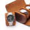 Cylinder pu leather three display travel multifunctional storage packaging wrist watch case 3