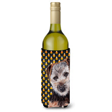 Norfolk Terrier Ca?elu? Bomboane Porumb Halloween Sticla de vin Izolator pentru bauturi Hugger SC9663LITERK