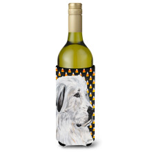 Great Pyrenees Candy Corn Halloween Sticla de vin Izolator pentru bauturi Hugger SC9666LITERK