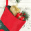 Linen Santa Embroidered Christmas Socks 4
