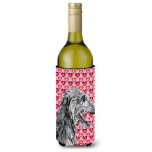 Izolator pentru bauturi pentru sticla de vin Inimile ?i dragoste pentru cerb sco?ian SC9717LITERK