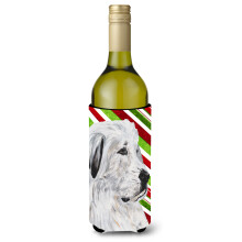 Great Pyrenees Candy Cane Sticla de vin de Craciun Izolator pentru bauturi Hugger SC9810LITERK