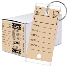 Versa-taggar 250 nyckeltaggar sjlvskyddande poly 1.25''x3 '' mycket motstndskraftig mot ntning 250 nyckelpaket 250 kromplterade nyckeltagning