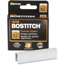 Bostitch STCR130XHC PowerCrown Heftklammern, 1,27 cm, B 100/Streifen 1000/BX, Silber