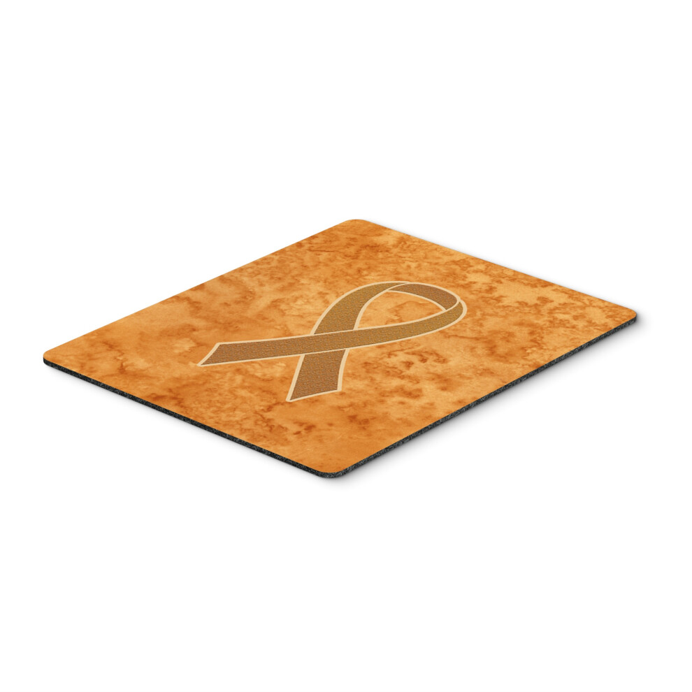 Caroline's Treasures Ribbon For Leukemia Awareness Mouse Pad/Hot Pad/Trivet An1204mp Orange 615872853724