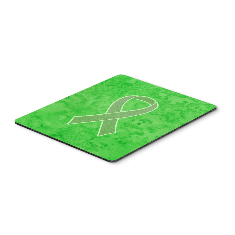 Caroline's Treasures Lime Ribbon For Lymphoma Cancer Awareness Mouse Pad/Hot Pad/Trivet An1212mp Green 615872853809