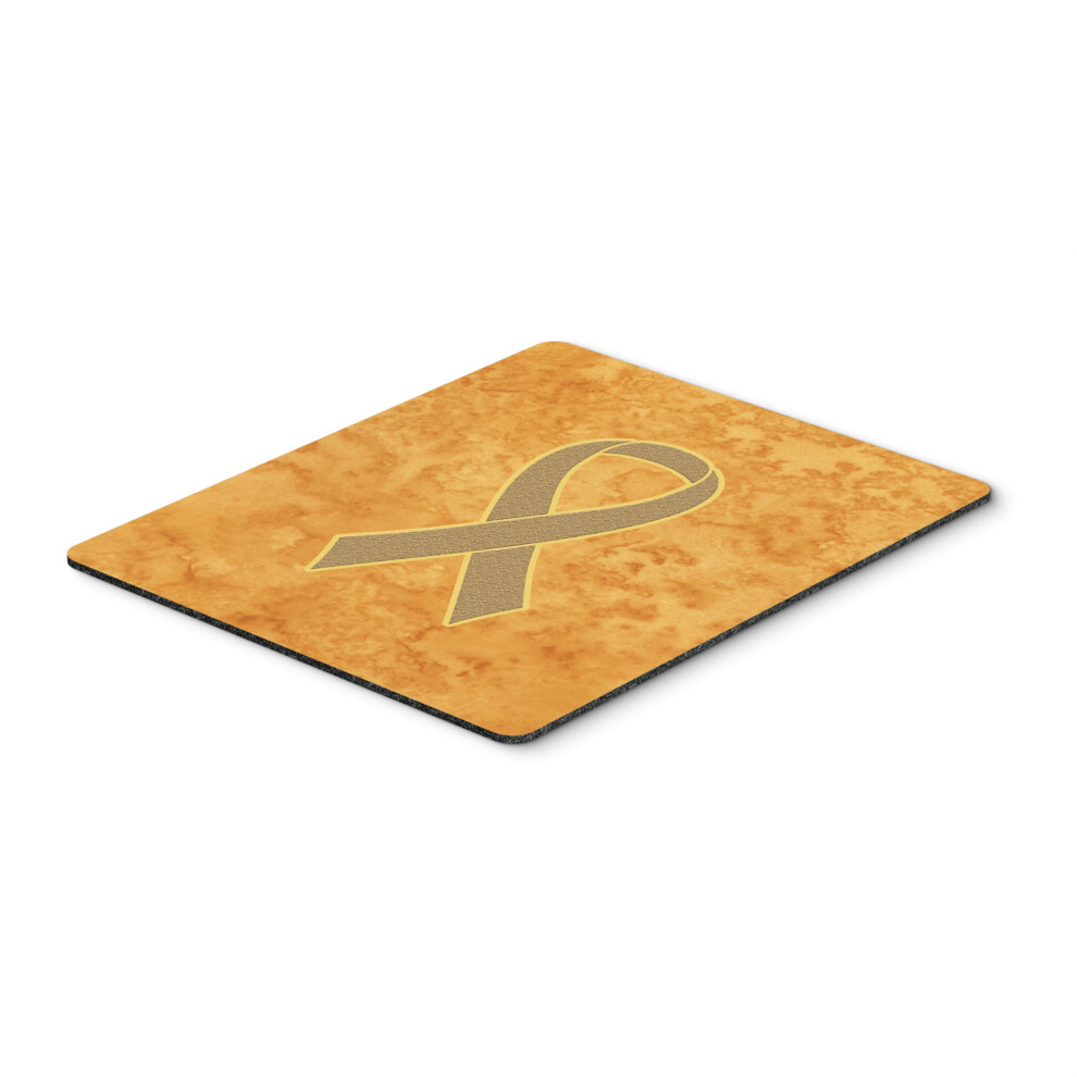 Caroline's Treasures Ribbon For Uterine Cancer Awareness Mouse Pad/Hot Pad/Trivet An1219mp Peach 615872853878