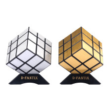 D-FantiX Shengshou 3x3x3 tkrkocka kszlet 2 csomagos ABS muanyag kiraks jtkok gyerekeknek ezst arany uniszex kezdo 54 rszes 2 elem 1 szett