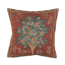 Charlotte Home Furnishings Sierkussenhoezen voor Bank 19X19 in Rode Boom Decoratieve Kussenhoezen voor Bed Grote Wandtapijt Bank Kussenhoezen voor Gez