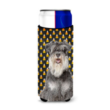 Candy Corn Halloween Schnauzer Ultra -juomaeristeet ohuille tölkeille KJ1213MUK