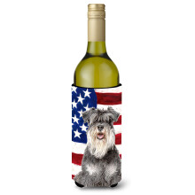 Steagul american al SUA cu izolator pentru bauturi pentru sticla de vin Schnauzer KJ1157LITERK