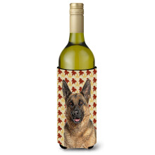 Izolator pentru bauturi pentru sticla de vin, frunze de toamna, ciobanesc german Hugger KJ1208LITERK