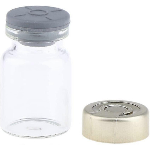 20pcs Empty Sterile Glass Sealed Vial Bottle Liquid Container - Clear, 10ml, Clear 1