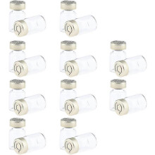 20pcs Empty Sterile Glass Sealed Vial Bottle Liquid Container - Clear, 10ml, Clear