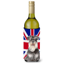 Snautseri ja Englanti Union Jack British Flag viinipullo juomaeriste Hugger KJ1164LITERK