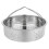 1 Pc Stainless Steel Food Steamer Multi-function Steaming Plate Cookware with Handle 1