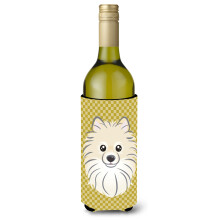 Tan Pomeranian Vin Bottle Beaverage Izsolator Hugger BB1135Literk