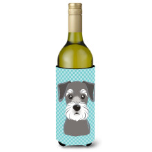 Blue Schnauzer Schnauzer Vin Bottle Beaverage Izsolator Hugger BB1136Literk