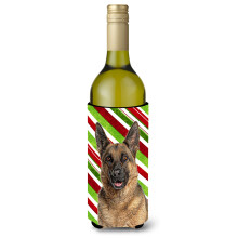 Trestie de bomboane Sarbatori Craciun Ciobanesc German Sticla de vin Izolator pentru bauturi Hugger KJ1173LITERK