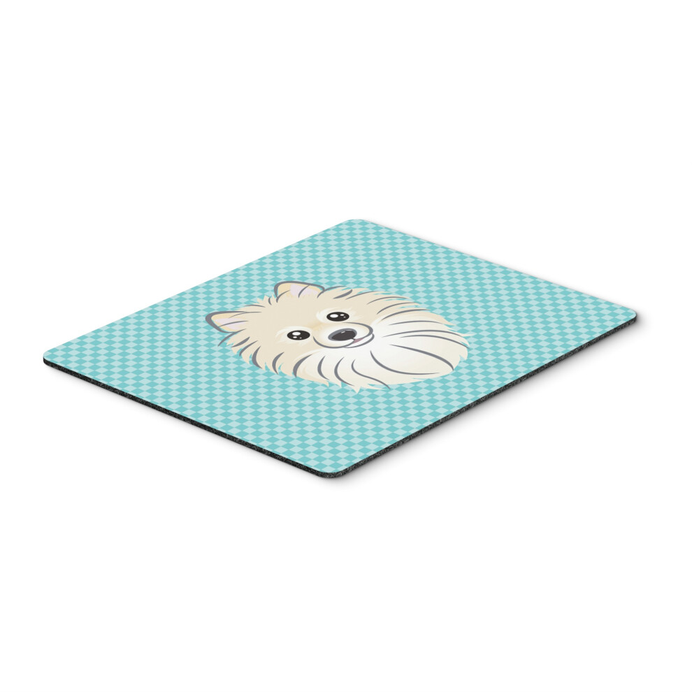 Caroline's Treasures Checkerboard Pomeranian Mouse Pad/Hot Pad/Trivet Bb1145mp Blue 615872912841