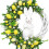 Easter Door Decoration Easter Wreath Bunny Yellow 1