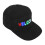 LED Cap Programmable Bluetooth APP Control Editable Colorful LED Hat for Outdoor Concert Carnival 3