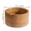 Ashtray, Bamboo Ashtray, Windproof Desktop Round Ash Tray for Office Decoration 2