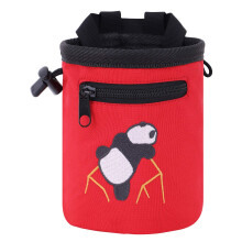 AMC Rock Climbing Panda Design Chalk Bag med justerbart blte Rd